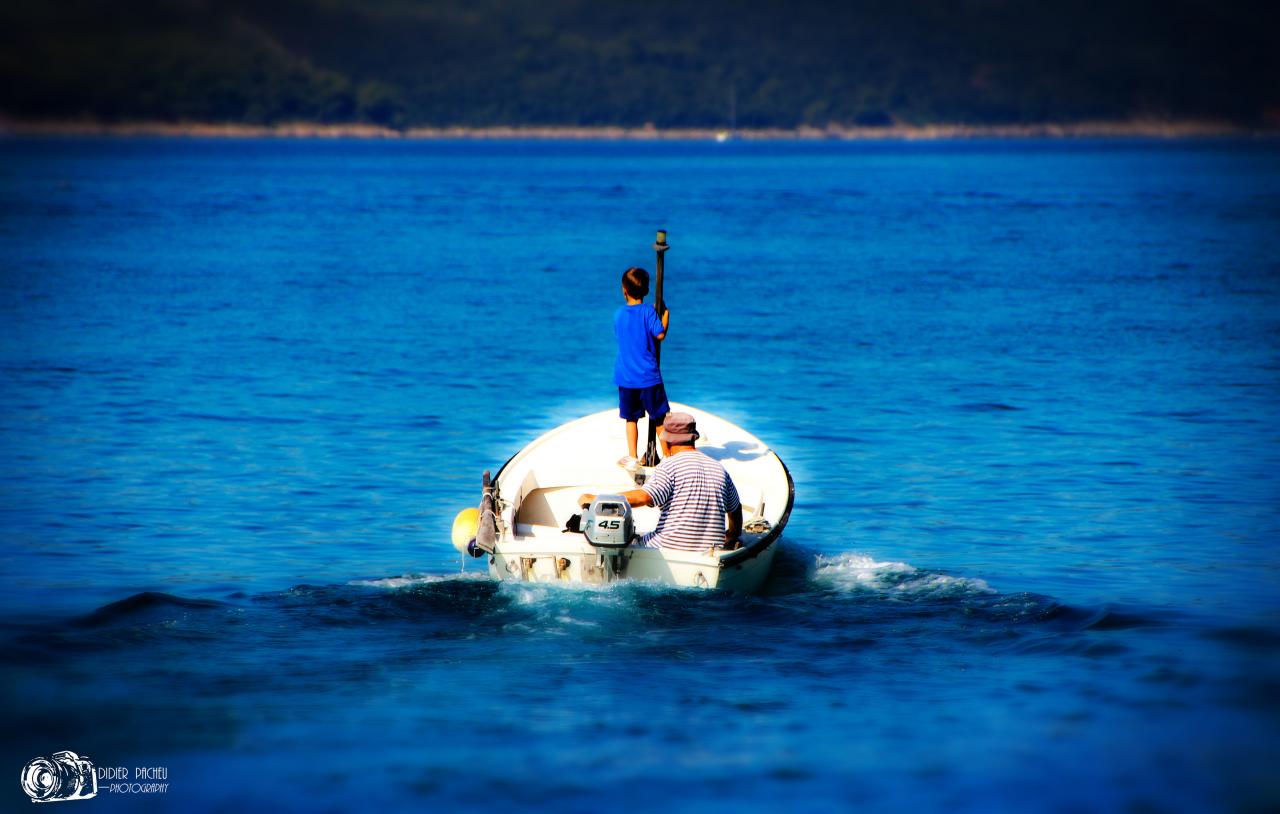 En traversant pour Korcula