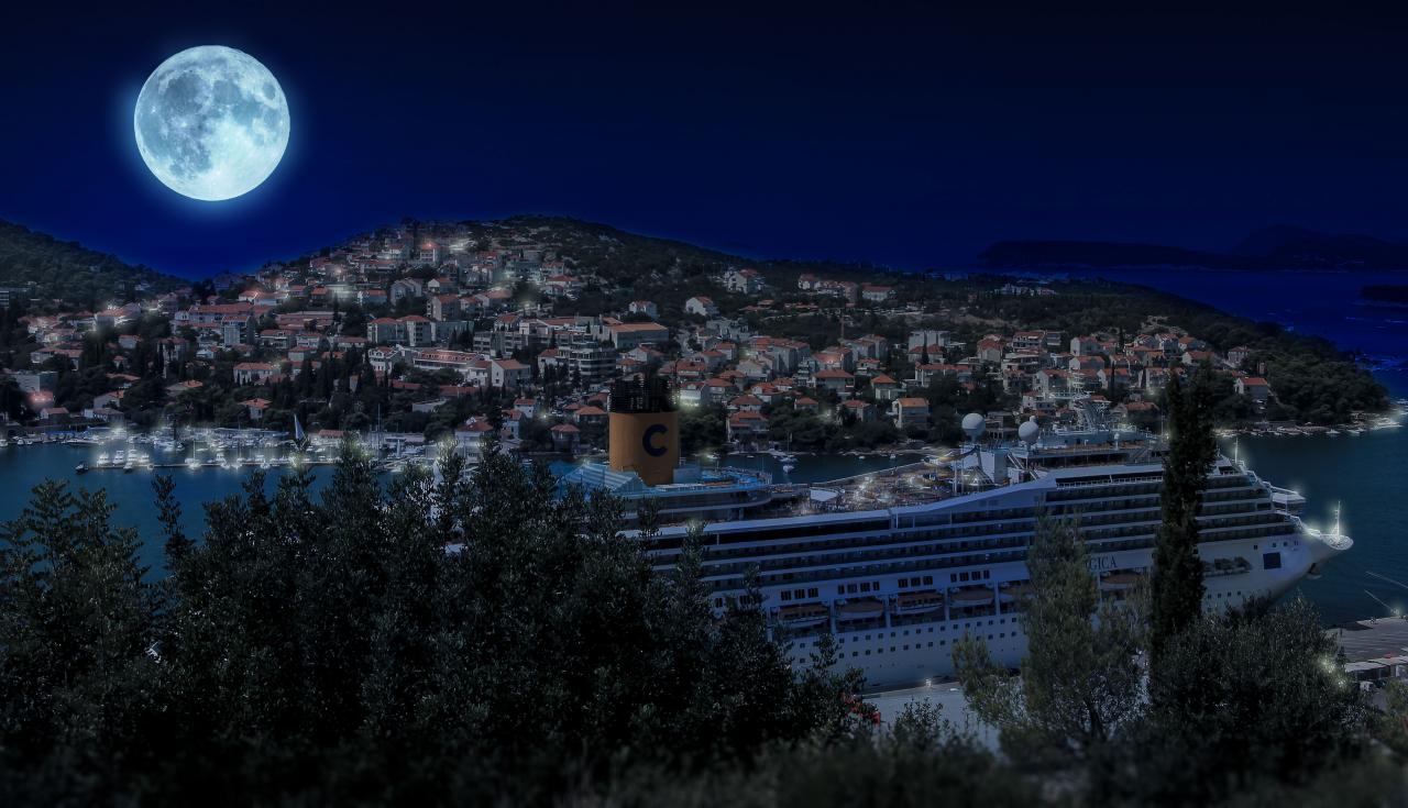 Clair de Lune sur Dubrovnik